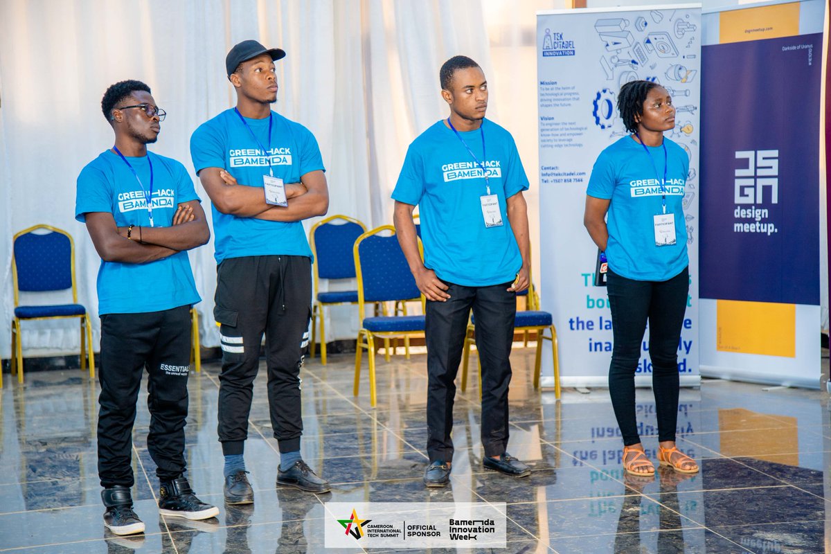 NgalaOlga's tweet photo. Meet my team mates (team green ๐)
Of the 48hours green Hackathon.
It was a tough but very educative event and with my team I had alot to learn ๐
And we worked on a system named SOILSPHERE consisting of a soil monitoring systems and more.
#cits24
#ties
#greenhack
#bananaclan๐ฅ https://t.co/ODRhlkhJ5q