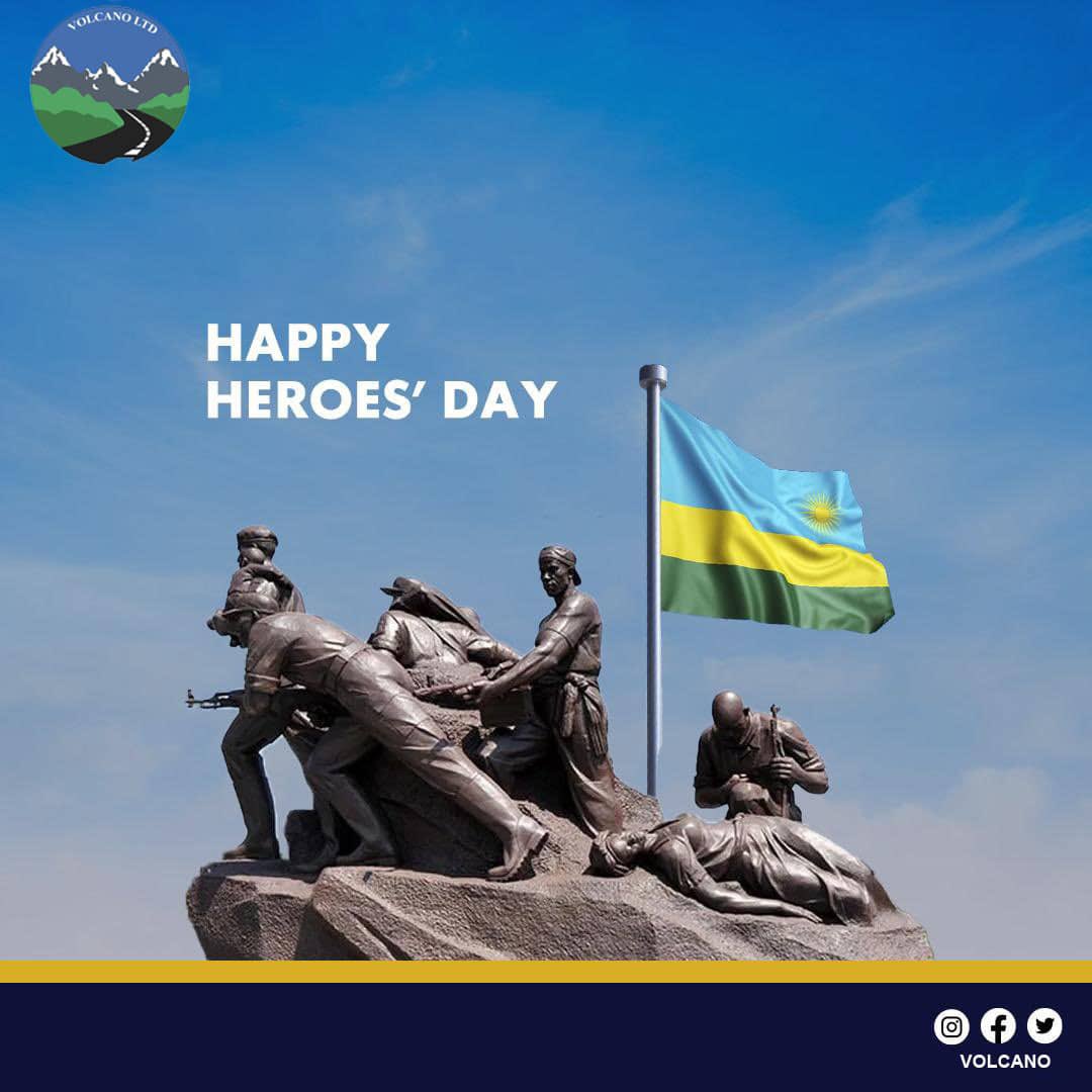 VolcanoLtd's tweet photo. We join the rest of the nation to celebrate the extraordinary ability of our founding fathers but also the examplarity we carry off the shoulders of our HEROES as a nation.
We celebrate you all.
Umunsi mwiza w’intwari kuri twese.
#TravelWitus
#TrustVolcano https://t.co/Q9C7Uo7ThS
