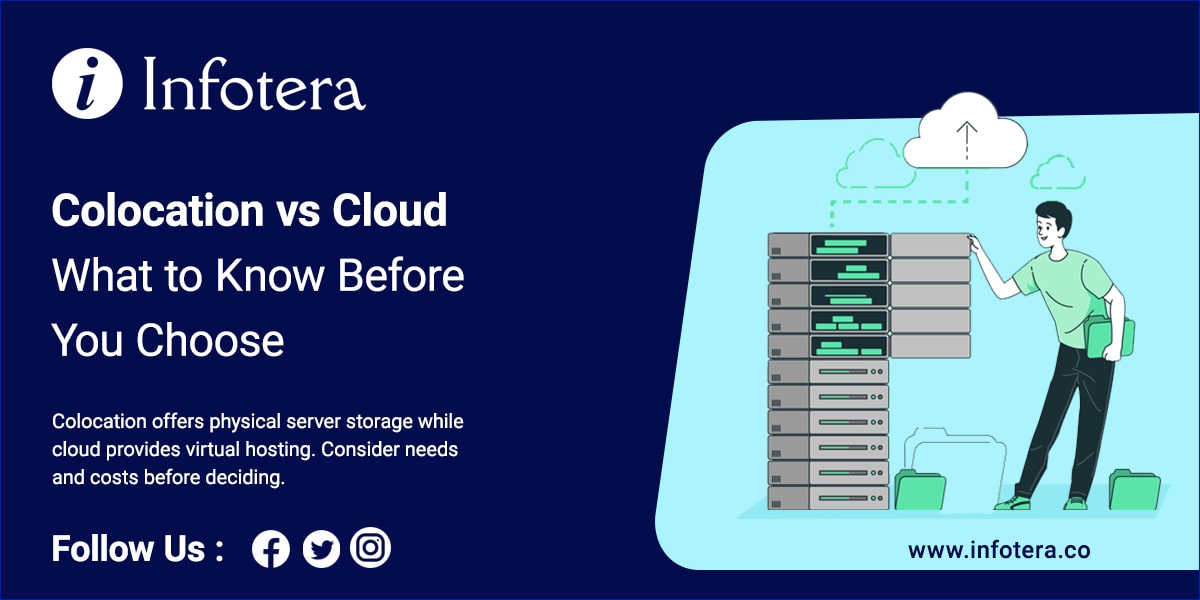 Colocation offers physical server storage while cloud provides virtual hosting Consider needs and costs before deciding

Read More: infotera.co/blog/cloud-vs-…

#UKVISADELAY #Blast #Bajaur #SuicideSquadGame #trading #TheChallenge #EastPalestine #jamesbaldwin #technology #Innovation