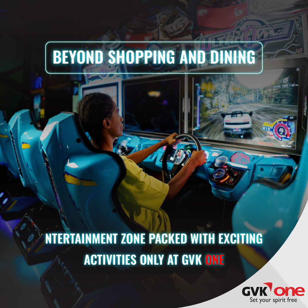 TheGVKone's tweet image. In search of fun and games?

Then hop in on the arcade extravaganza at Timezone in GVK One!  📷📷

Challenge your skills, conquer the games, and make memories that last a lifetime!

#ArcadeFun #Arcade #Games #NewCollection #NewOffers #ExcitingOffers #visitnow #Games #FunatGVKOne
