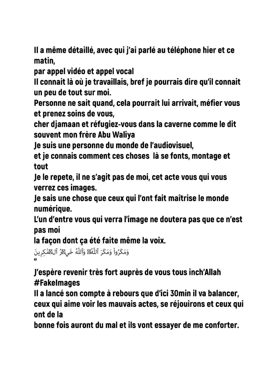 SoefAli's tweet photo. 🆘️ et des échanges aussi à mon nom avec des images sur WhatsApp et telegram, moi qui n'a jamais eu un compte telegram

#piratage
#harcelmentinternet
#chantage https://t.co/TCwSW8UZZg