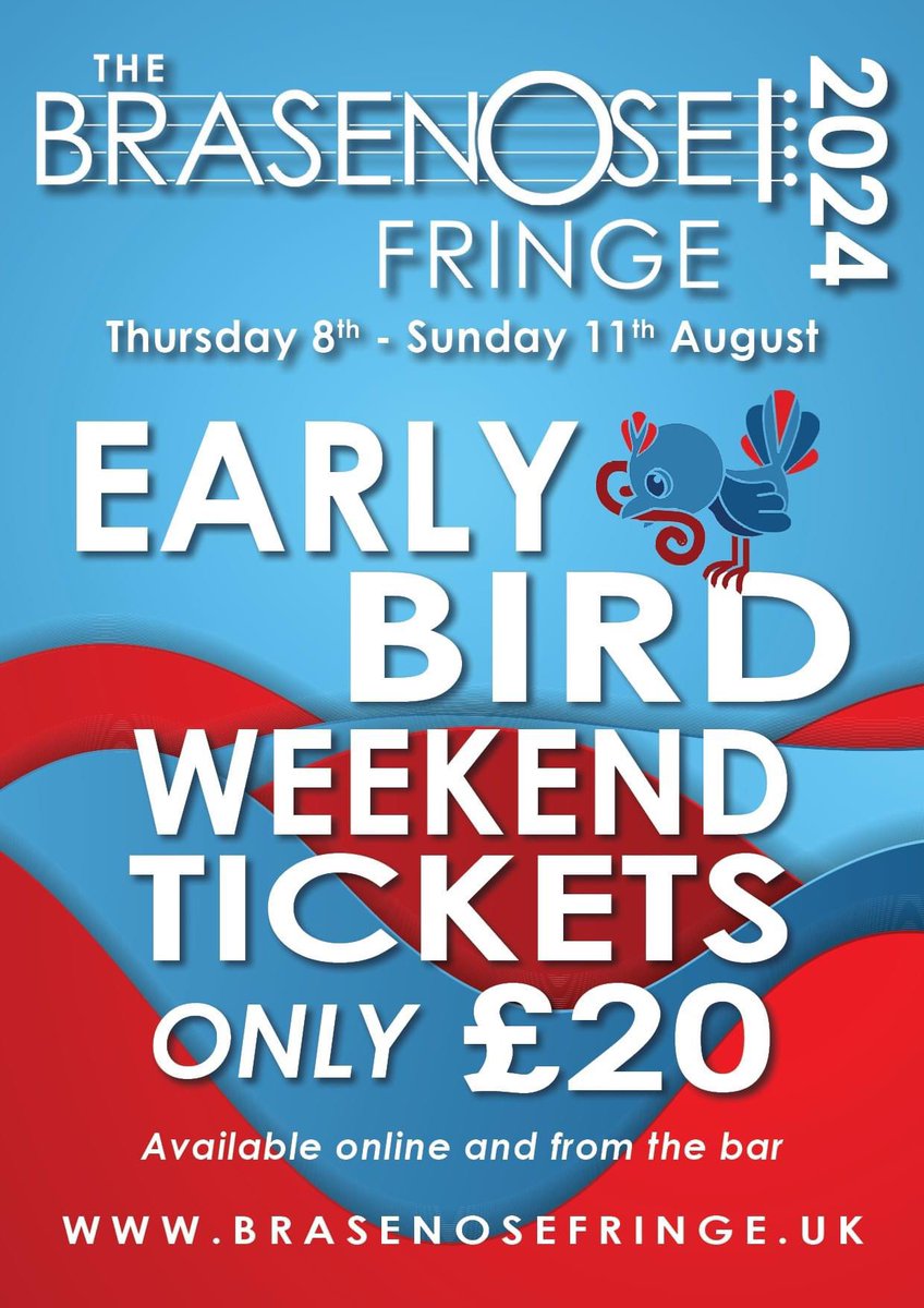 EARLYBIRD TICKETS AVAILBLE 1st FEB at 8am.
universe.com/embed2/events/…

Why not take a sneak peek at the line-up:
brasenosefringe.uk