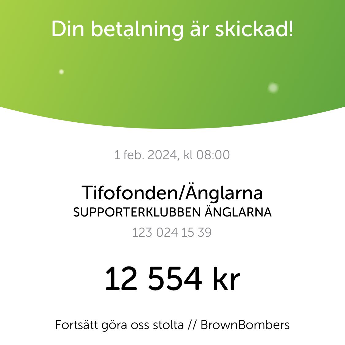 Fortsätt göra oss stolta 💙 #ifkgbg <a href="/tifogruppen1/">TIFOGRUPPEN</a>