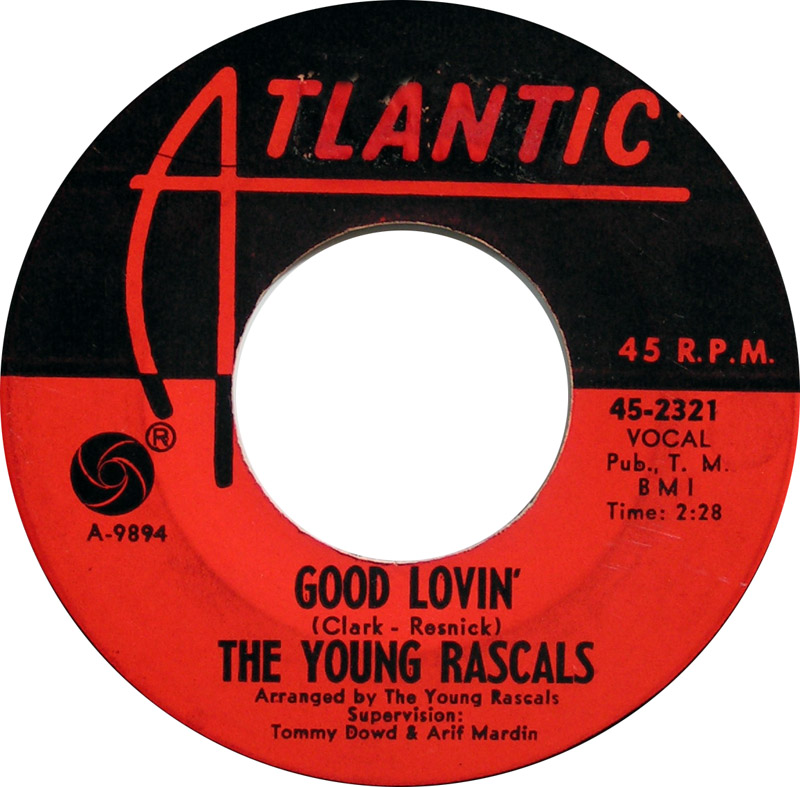 'Good Lovin'' - The Young Rascals (1966) #TheYoungRascals 45cat.com/record/452321