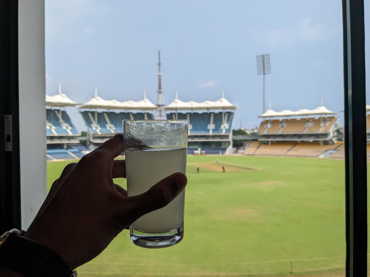caminnar's tweet photo. A different experience with Chepauk https://t.co/bX49FqKBsh