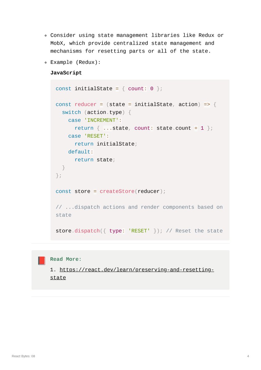 irahuldutta02's tweet photo. 💻 Learning in Bytes 😉
💡 React Bytes: 08 - Preventing and Resetting State in React: Strategies and Best Practices

#learningInBytes #reactBytes https://t.co/gGlsrLdV9w