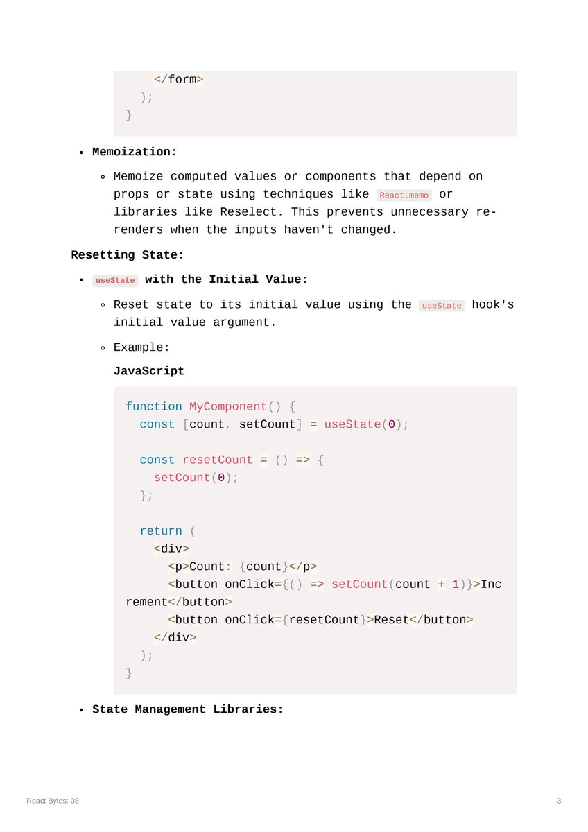irahuldutta02's tweet photo. 💻 Learning in Bytes 😉
💡 React Bytes: 08 - Preventing and Resetting State in React: Strategies and Best Practices

#learningInBytes #reactBytes https://t.co/gGlsrLdV9w