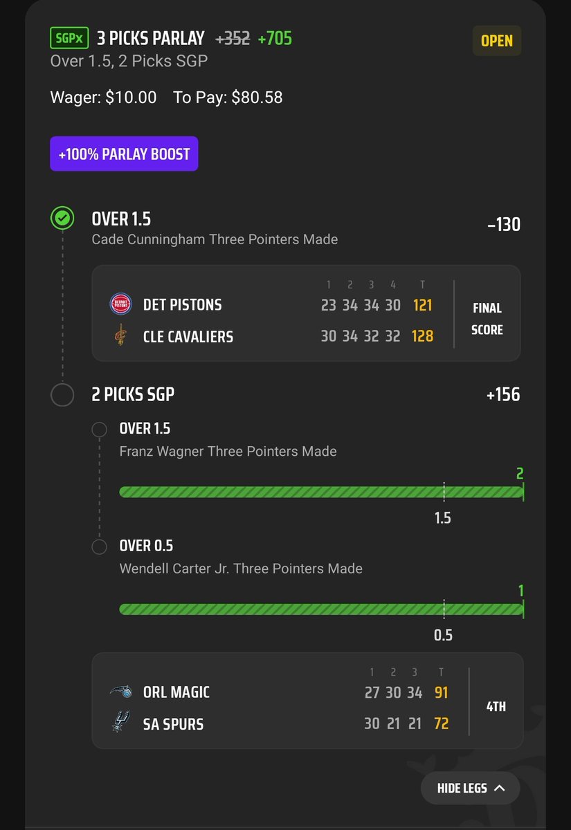 LANCE5TV's tweet photo. @propsdotcash I love the updates yall have made to the app to make it easier to compare data and find plays like this! #GamblingX Always Gamble Responsibly! https://t.co/uLTThy4LlE