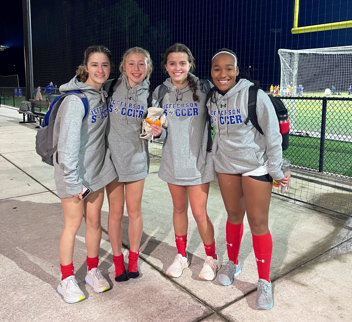 1st scrimmage of the high school season <a href="/jtownsoccer/">Jefferson Soccer</a> vs <a href="/MillCreekSoccer/">Mill Creek Soccer</a> this evening. Well played ladies, great to see you all this evening. <a href="/BeckyHeard2008/">Becky Heard</a> <a href="/LilyGaddy/">Lily Gaddy</a> <a href="/ClaireGilstrap/">Claire</a> <a href="/KhloeSRob/">Khloe Robertson</a> (missing <a href="/jessie_hopcraft/">jessie hopcraft</a>)