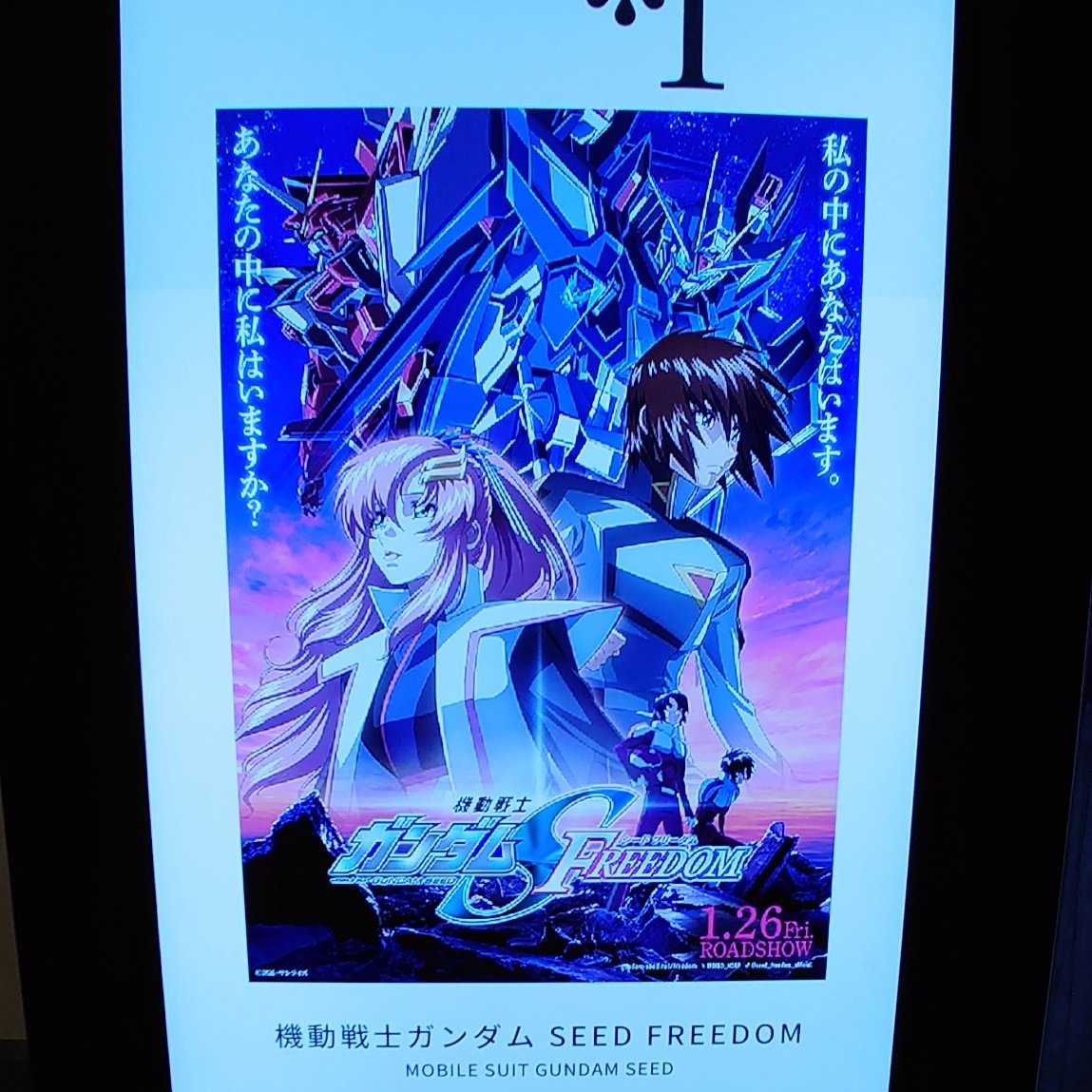 昨日はレイトショーでガンダムSEEDFREEDOM観てきました。初めて観たガンダムシリーズであり、声優というお仕事を知るきっかけになった個人的思い入れつよつよ作品。最高でした👏