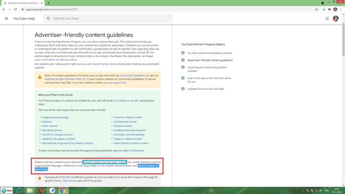 @TeamYouTube Hi @TeamYouTube, Based on @YouTube's Advertiser-friendly content guidelines, Ad suitability<a class="tags" target="_blank" title="On Twitter" href="/?out=eyJ0eXAiOiJKV1QiLCJhbGciOiJIUzUxMiJ9.eyJpYXQiOjE3MjYyNjEwMTcsImlzcyI6InR3cG9ybnN0YXJzLmNvbSIsIm5iZiI6MTcyNjI2MTAxNywiZXhwIjoxNzU3Nzk3MDE3LCJyZWRpcmVjdF91cmwiOiJodHRwczovL3R3aXR0ZXIuY29tL1RlYW1Zb3VUdWJlIn0.L4hjGhWPf6DgJ-8ibDdpUVwbZhTEzt70yalWvtSxP9szzhwKfGE8oMiIeVats31Ndr4g5WQlQ2IOF3gby5dDkQ">@TeamYouTube</a><a class="tags" target="_blank" title="On Twitter" href="/?out=eyJ0eXAiOiJKV1QiLCJhbGciOiJIUzUxMiJ9.eyJpYXQiOjE3MjYyNjEwMTcsImlzcyI6InR3cG9ybnN0YXJzLmNvbSIsIm5iZiI6MTcyNjI2MTAxNywiZXhwIjoxNzU3Nzk3MDE3LCJyZWRpcmVjdF91cmwiOiJodHRwczovL3R3aXR0ZXIuY29tL1RlYW1Zb3VUdWJlIn0.L4hjGhWPf6DgJ-8ibDdpUVwbZhTEzt70yalWvtSxP9szzhwKfGE8oMiIeVats31Ndr4g5WQlQ2IOF3gby5dDkQ">@TeamYouTube</a><a class="tags" target="_blank" title="On Twitter" href="/?out=eyJ0eXAiOiJKV1QiLCJhbGciOiJIUzUxMiJ9.eyJpYXQiOjE3MjYyNjEwMTcsImlzcyI6InR3cG9ybnN0YXJzLmNvbSIsIm5iZiI6MTcyNjI2MTAxNywiZXhwIjoxNzU3Nzk3MDE3LCJyZWRpcmVjdF91cmwiOiJodHRwczovL3R3aXR0ZXIuY29tL1lvdVR1YmUifQ.fU4TL1vdHK_v5QwFaicT6Yrg0c_wq6fw3kxXKz0j15LJIVuHuksq_r1K8iDJJDcVyNdpuORFgO3yD-YZQfKXvw">@YouTube</a><a href="/tag/ukraine"class="tags"><span>#ukraine</span></a><a href="/tag/kyiv"class="tags"><span>#kyiv</span></a><a href="/tag/kiev"class="tags"><span>#kiev</span></a><a href="/tag/alexangel"class="tags"><span>#alexangel</span></a><a href="/tag/alltheworld"class="tags"><span>#alltheworld</span></a>