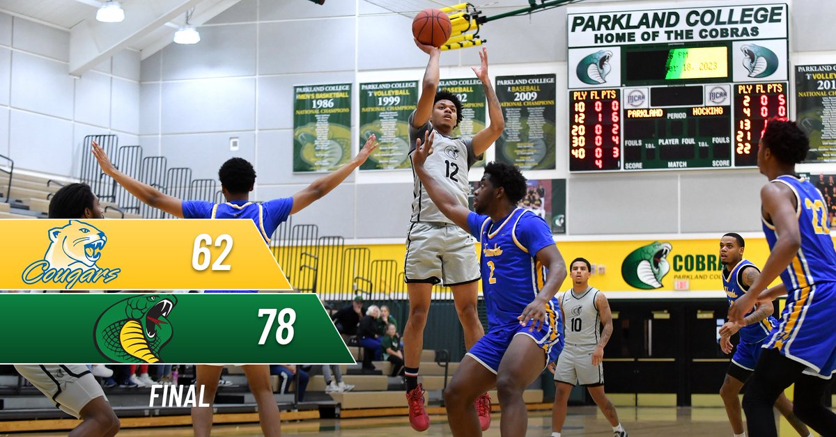 The Cobras close out the Cougars to improve to 20-2!