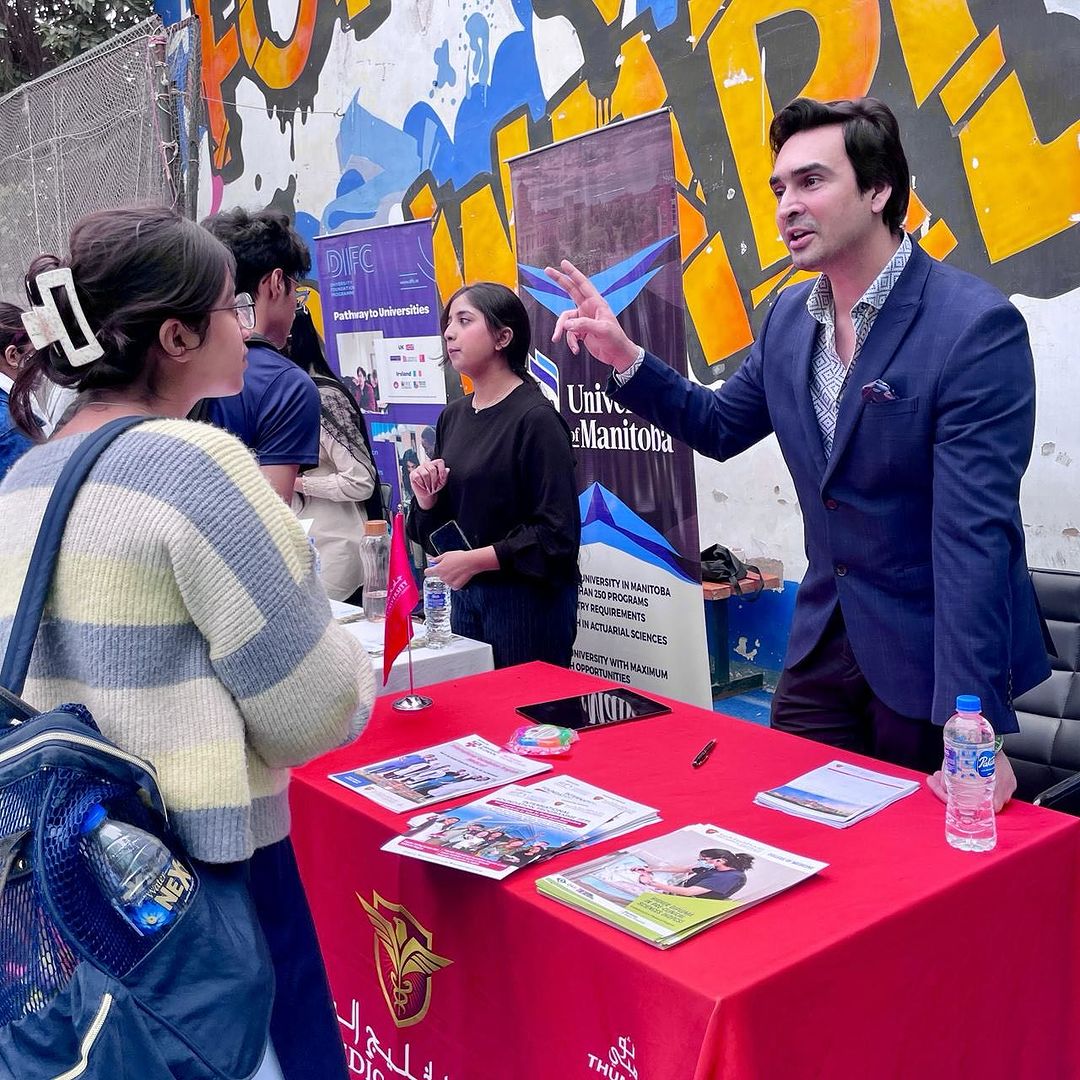 EdenCollegePK's tweet photo. Thrilled to host the DAWN Education Expo at Eden College today! 🌟 With over 40 universities worldwide, students explored endless opportunities, from scholarships to campus life. 🎓 Thank you to all the universities and eager students who made this event a massive success! 🌍 https://t.co/gdulAznqv0