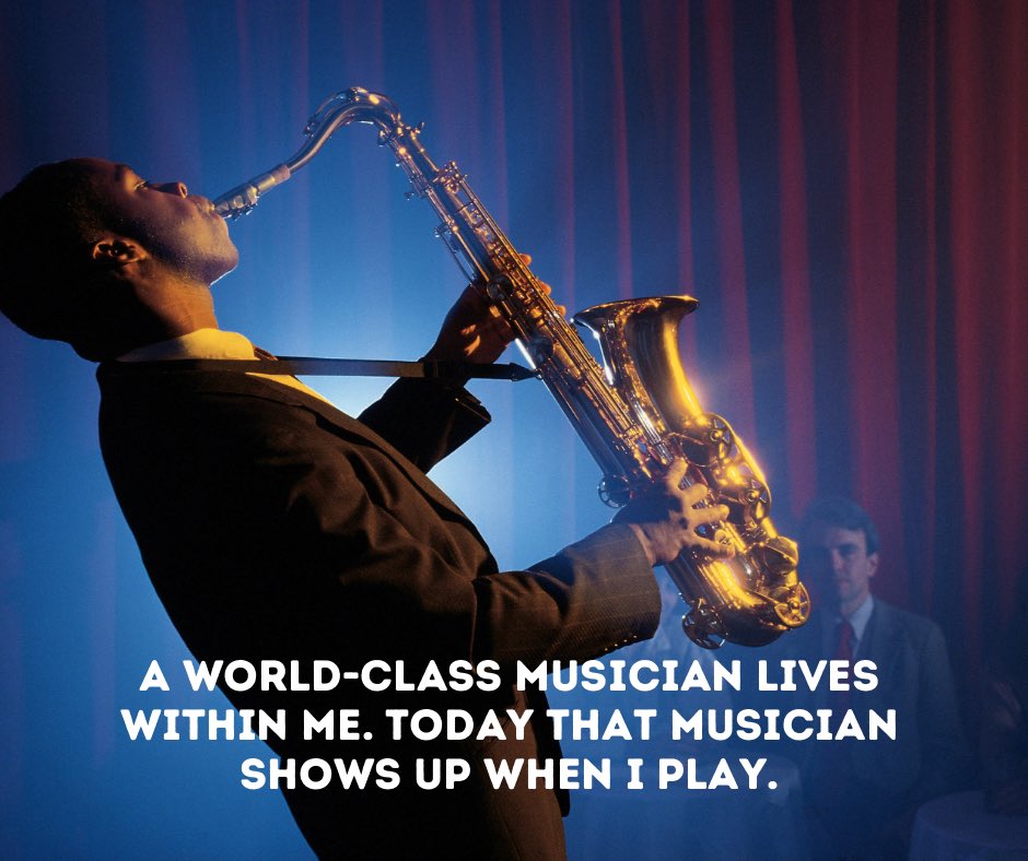 An #affirmation for the musicians among us.
