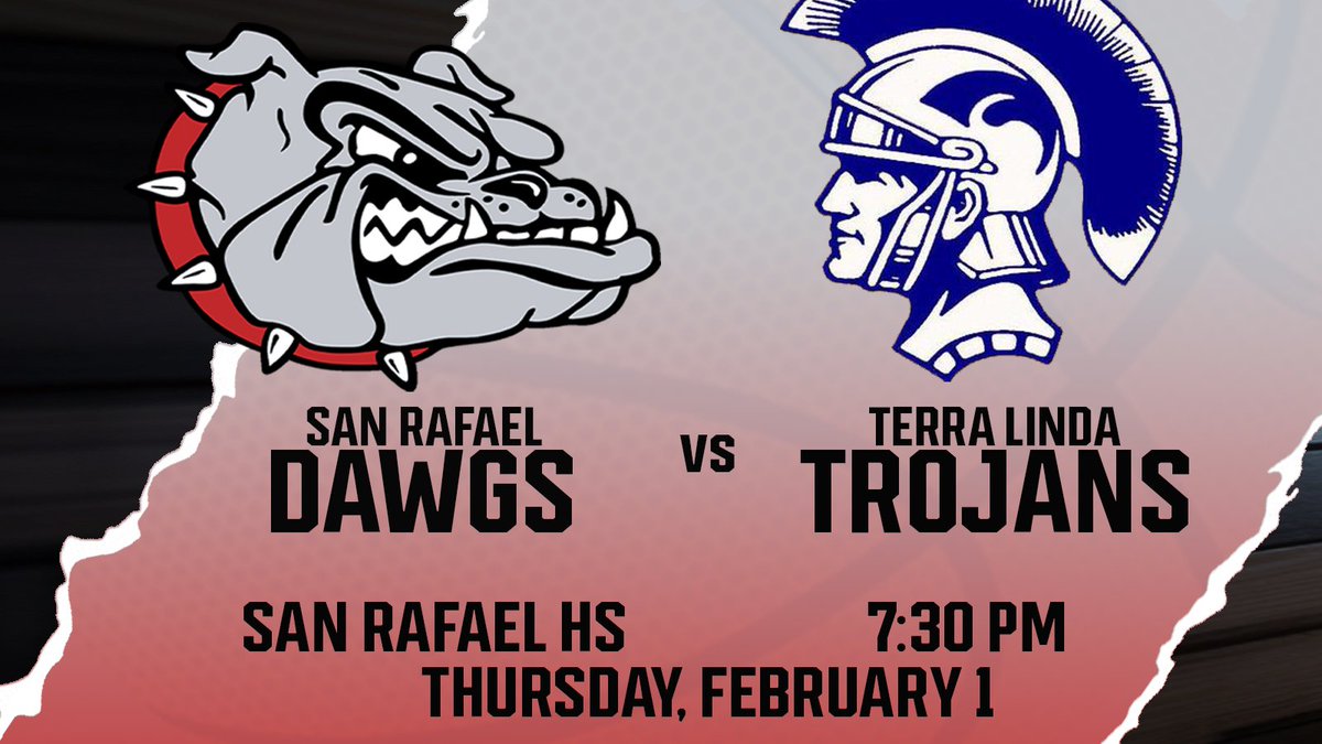 SENIOR NIGHT!

Come to the Dawg Pound tonight to cheer the Dawgs as we take on our cross-town rivals  @TLHSTrojans of Terra Linda in our final MCAL game this season. Get loud!  

⏰7:30
📍San Rafael HS   

@marinij_sports @IRossMIJ #MarinHoops @westcoastpreps_ #WeAreSR