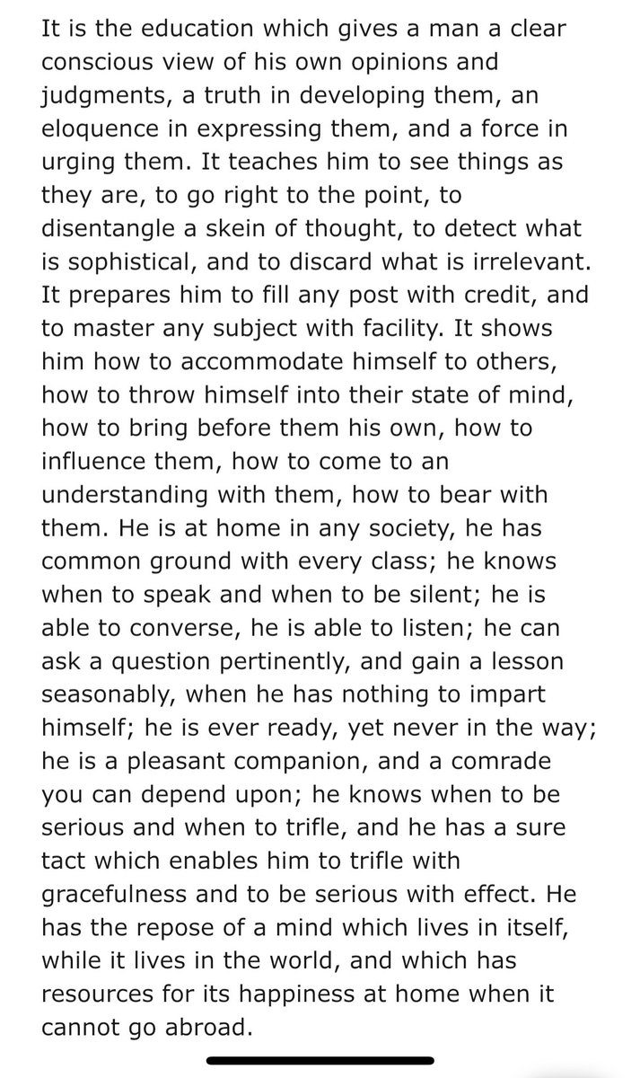 No one has said it better than St. John Henry Cardinal Newman