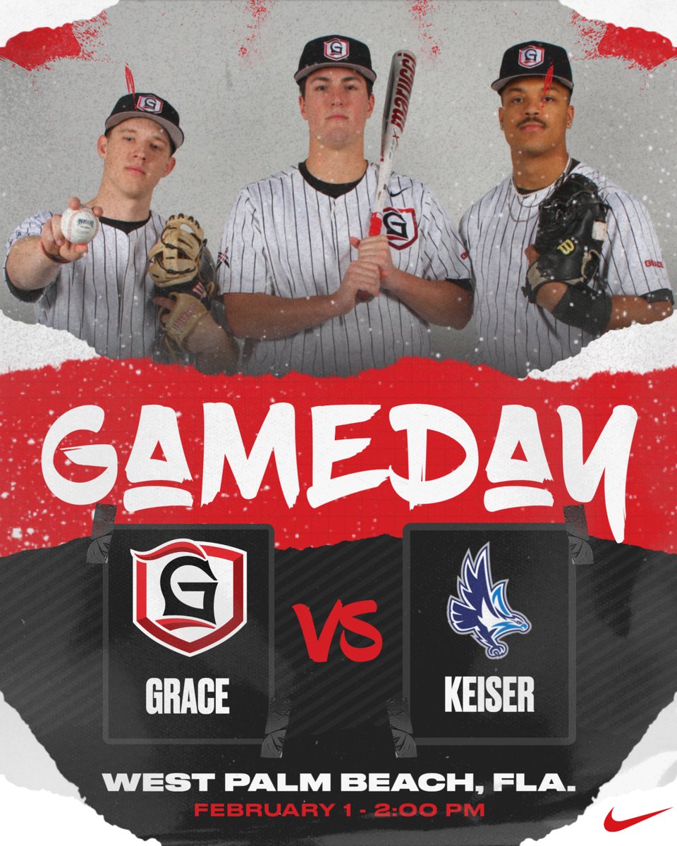 GraceLancers's tweet photo. ⚾️OPENING DAY!!⚾️

@GraceCollegeBSB takes to the diamond to get the 2024 season underway. First pitch from West Palm Beach at 2 p.m.

📺- https://t.co/uuMXQ76xnP https://t.co/hXKEvhyClI