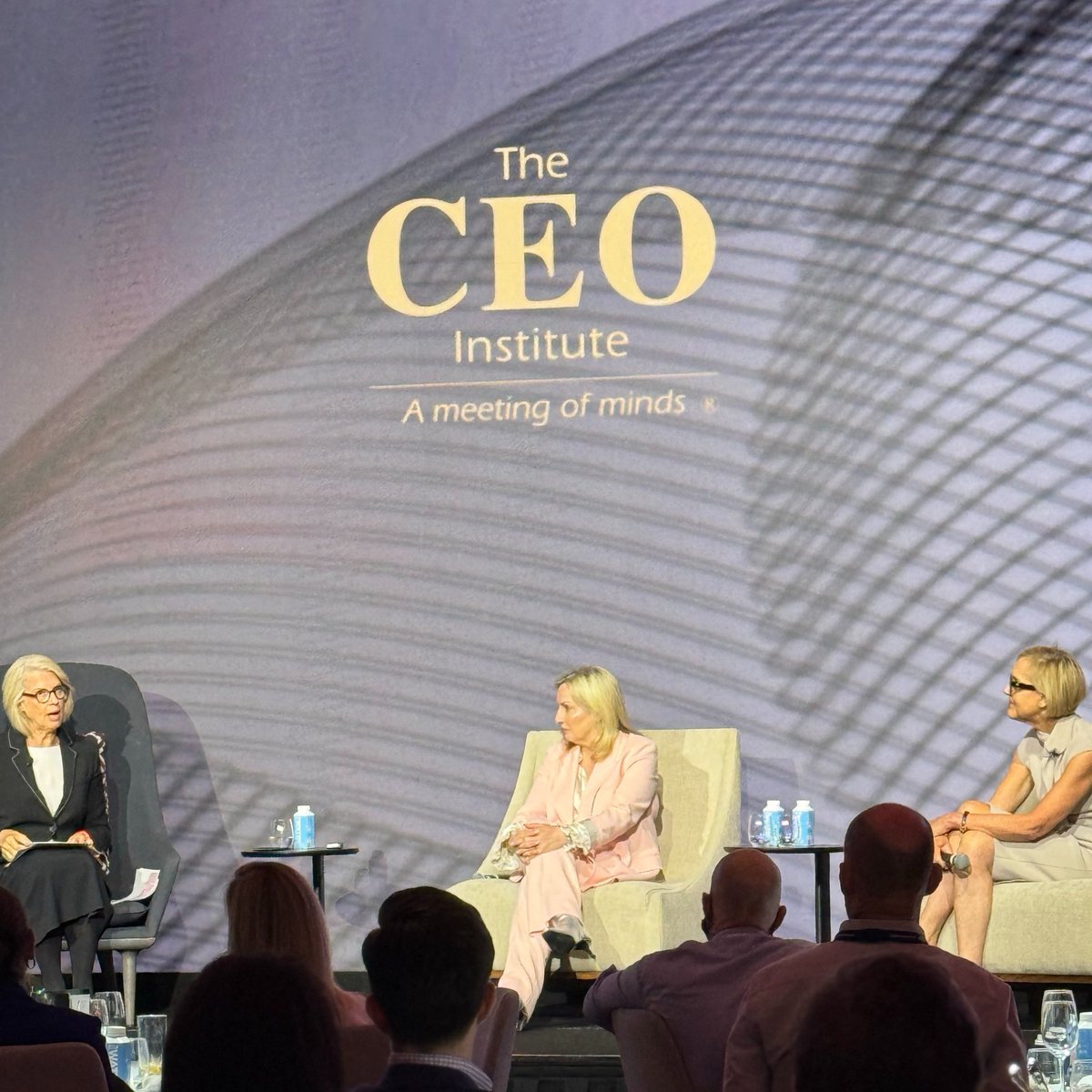 An honour to have the two of Australia's finance leaders Christine Holgate and Susan Woods with us today as they delve deeper into how leaders can maintain balance, connectivity and informed perspectives in a dynamic business world. #CEOSummit #Leadership