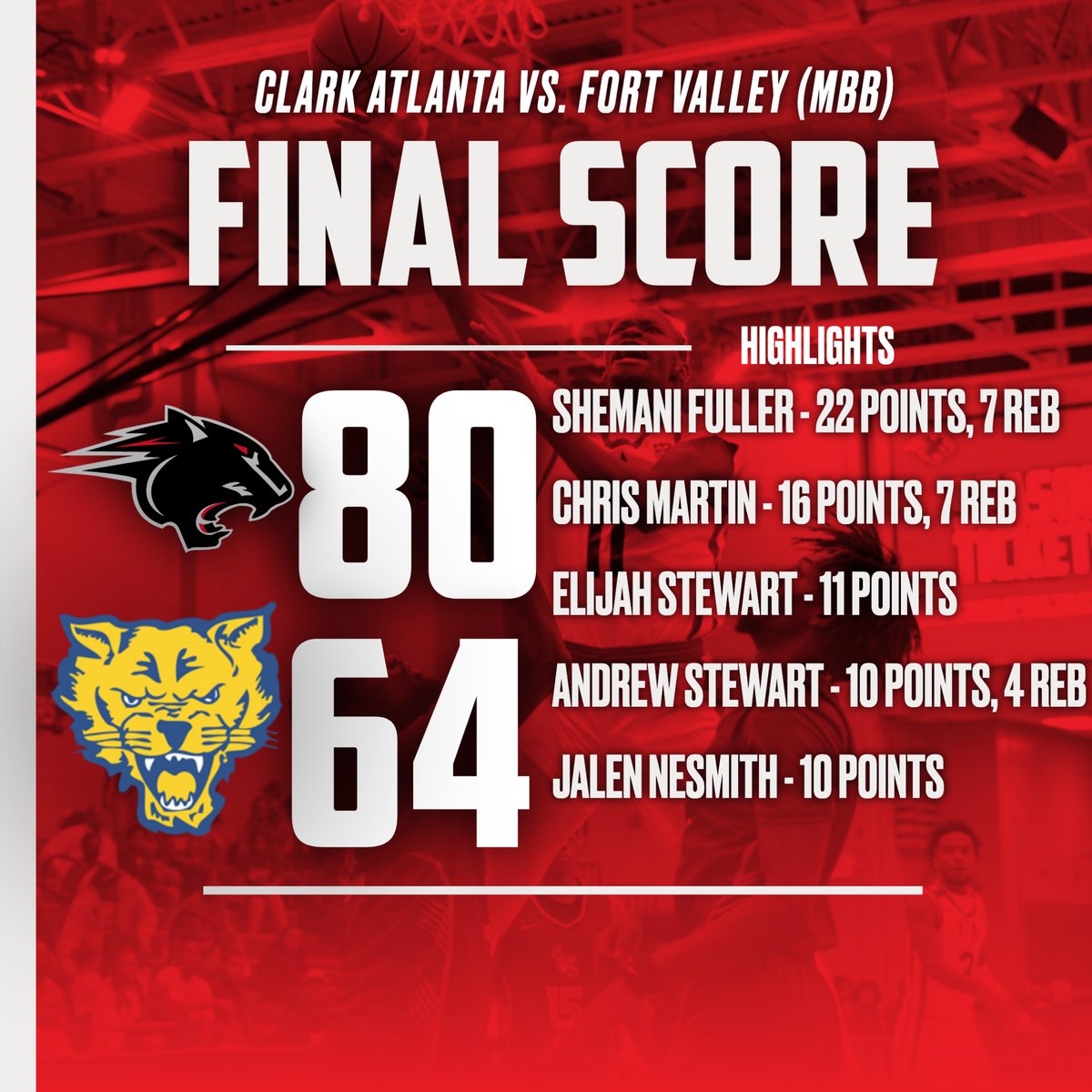ClarkAtlantaMBB's tweet photo. 𝐍𝐈𝐍𝐄 𝐈𝐍 𝐀 𝐑𝐎𝐖!! 🔥🔥🔥

#GoPanthers🐾 | #WeAreCAU | #BeltBoyz https://t.co/qaN62tdpe3