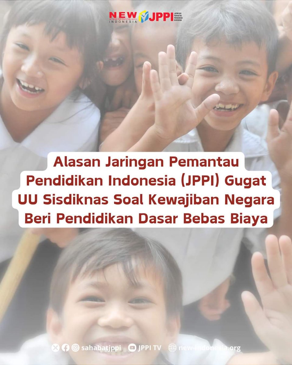 IwanSetiyoko's tweet photo. PENDIDIKAN MASIH DISKRIMINATIF
Rakyat harus mendapatkan akses pendidikan yg setara, inklusif &amp; berkeadilan
#PendidikanUntukSemua #PendidikanGratis #PendidikanBerkualitas #Edu4All #QualityEducation #FreeEducation #SustainableEducation #CompleteEducation #HakPendidikan 
Repost:JPPI https://t.co/VDco6WSkog
