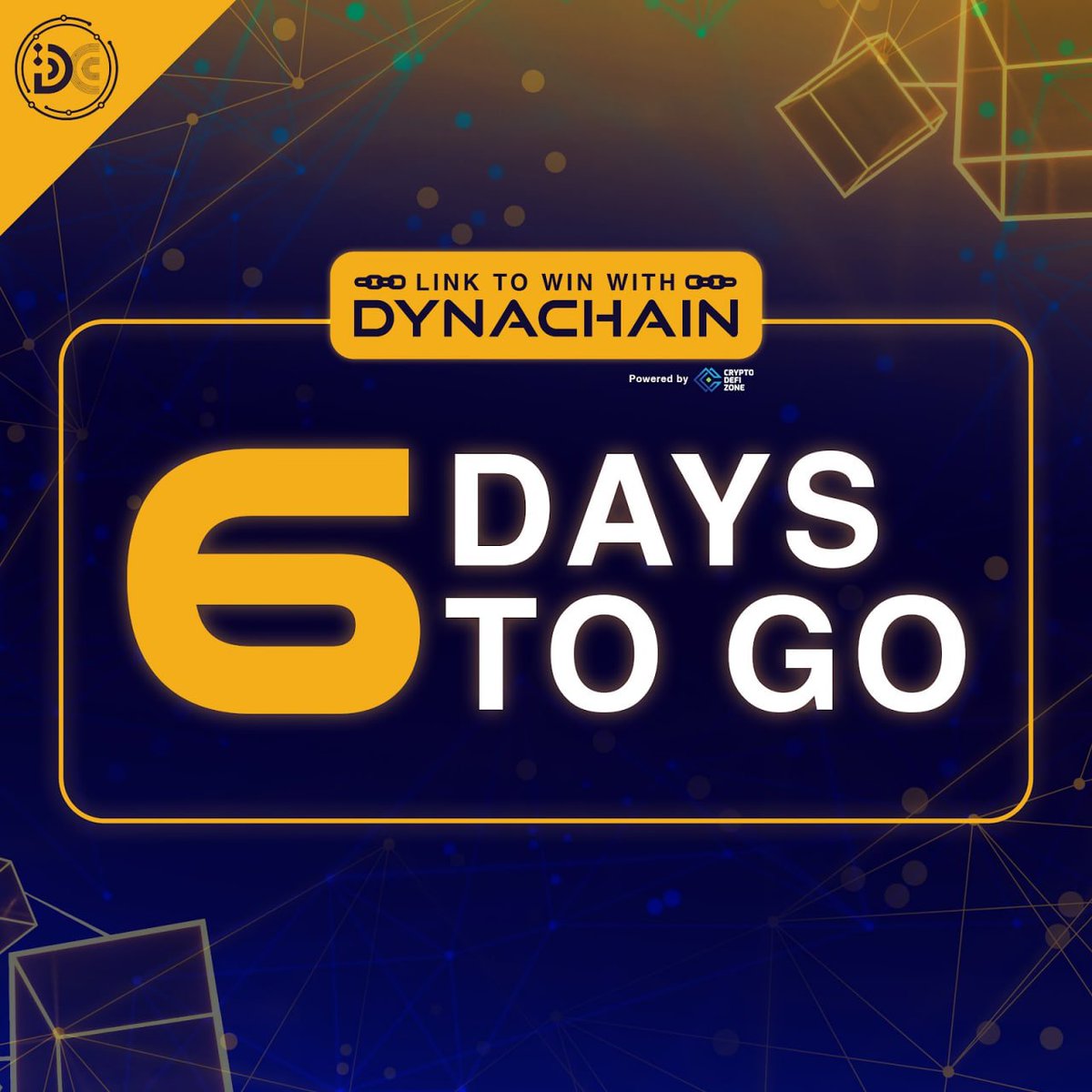 Dynachain's tweet photo. Heya DynaChain Fam!

Don't forget to link your entries for the DynaChain Link to Win campaign! You could win $100 USDT by completing tasks on social media platforms. Hurry, the campaign ends on Feb 7, 2024!

#DynaChainLinkToWin #DynaChain #Airdrop #Gleam

https://t.co/zWTh7KuZQy https://t.co/5G2NkpbE2C
