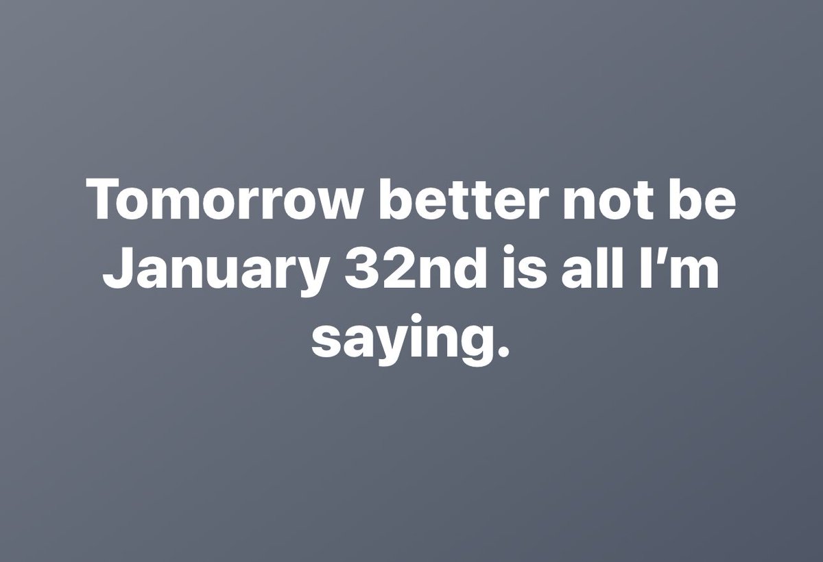 Randi_J_Wood's tweet photo. Just sayin… #ByeJanuary https://t.co/U2i3poCzci