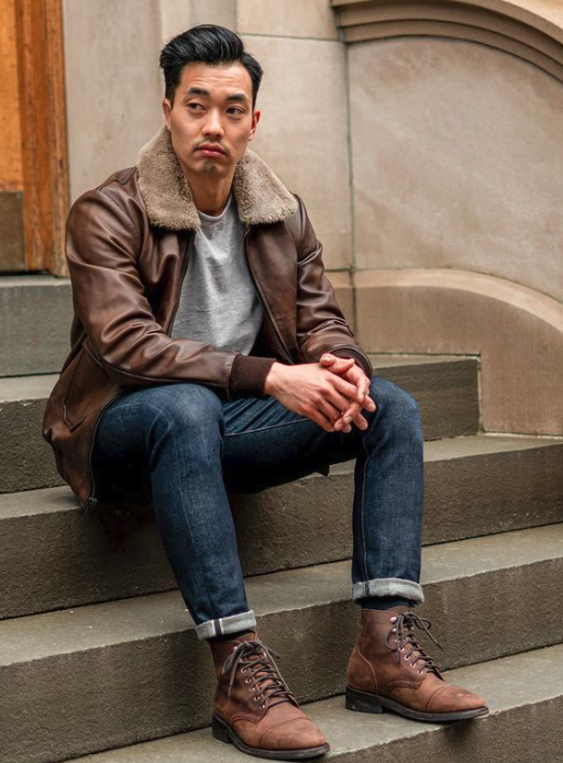 ThursdayBootCo's tweet image. Flight School @cuffington ✈️.
#ThursdayBoots #FlightSchool
#FlightJacket
#WinterEssentials