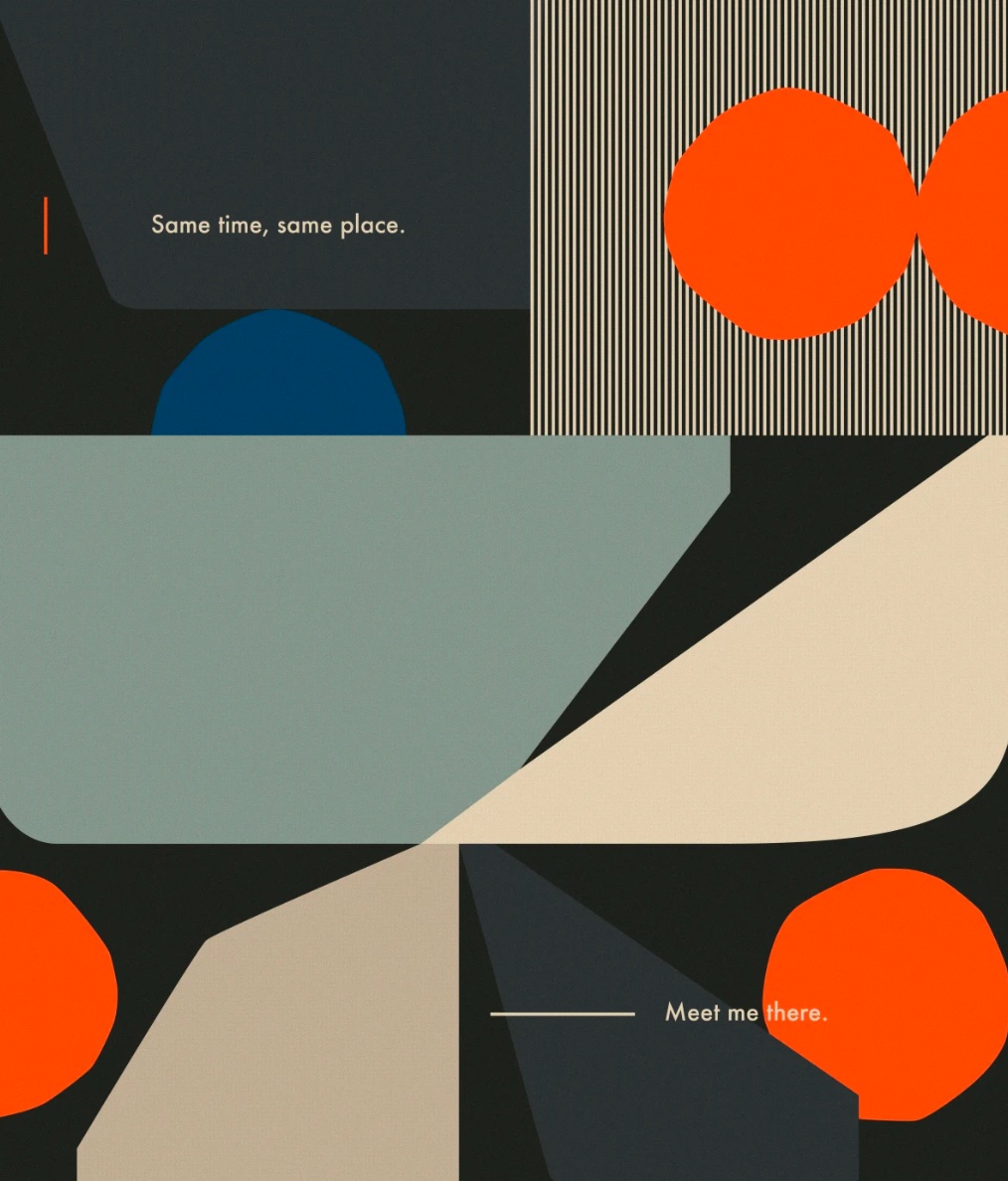 Same time, same place.