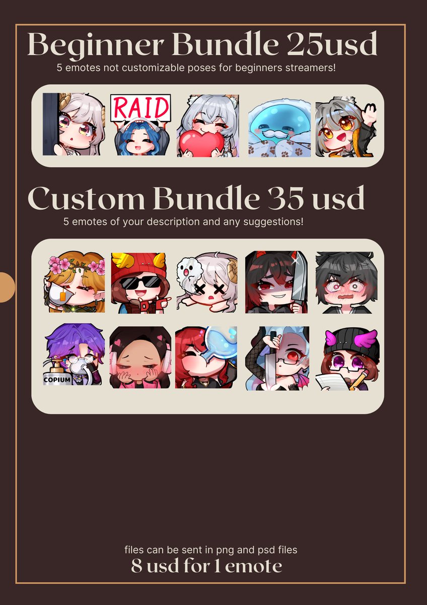 Updated commission sheet!! I'm always open for commissions! I hope you support my commissions! Recommendations and repost are well appreciated! Thank you so much! I hope i can work with all of you! ^⁠_⁠^