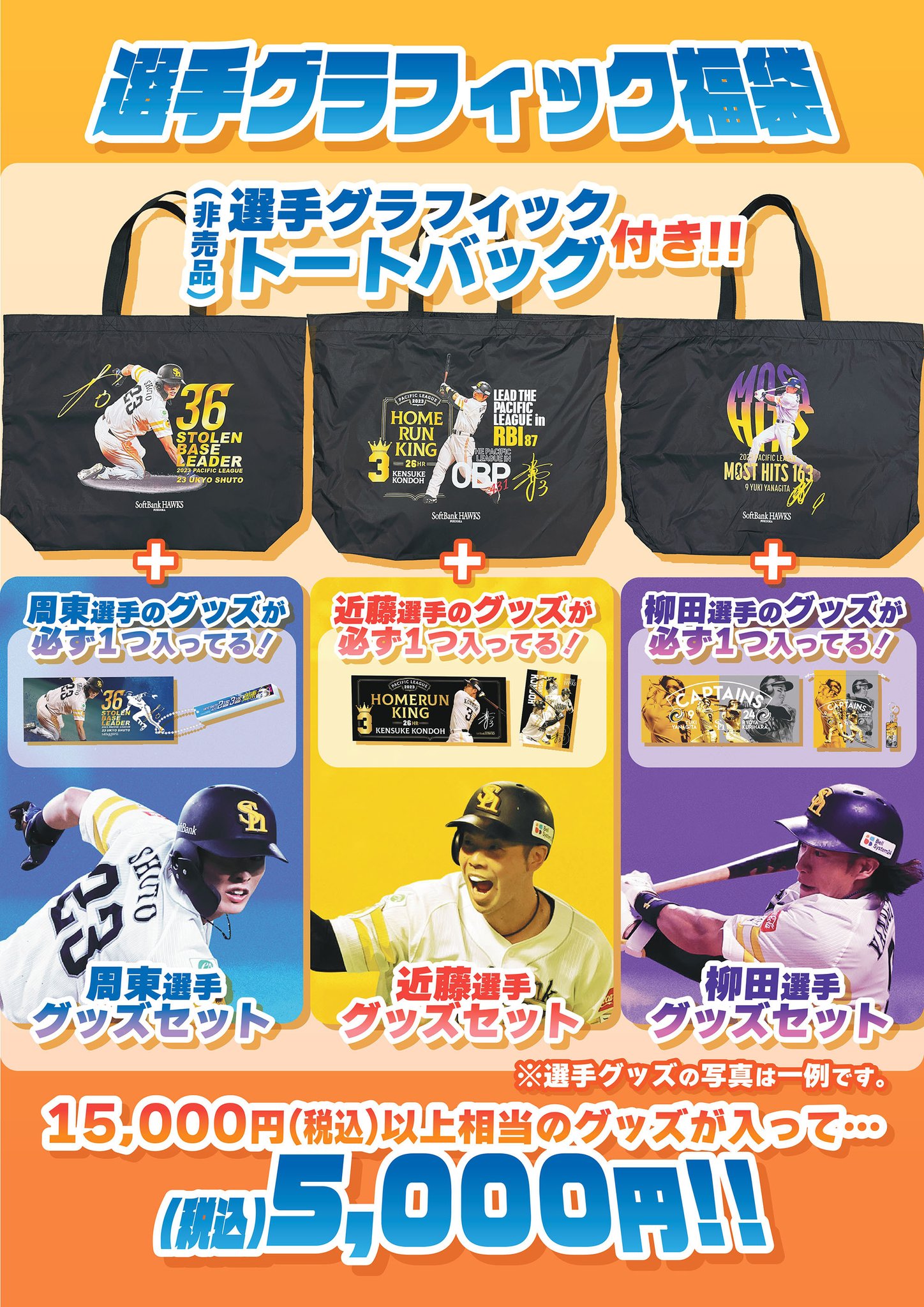 内*志様 か*ず様 柳田悠岐 福岡ソフトバンクホークス スプリング