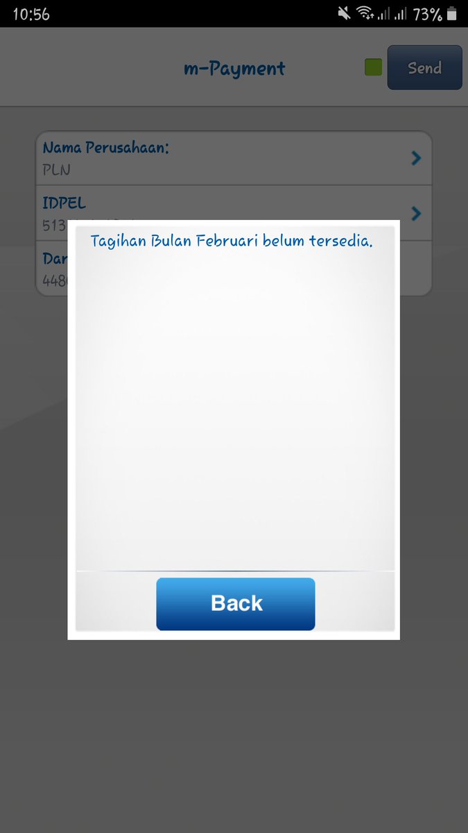 rendragustipr's tweet photo. Halo @pln_123 ini mau bayar tagihan listrik rumah ibu saya tp sampe tanggal 1 kok belum keluar tagihannya? https://t.co/QUbZtuHkIQ