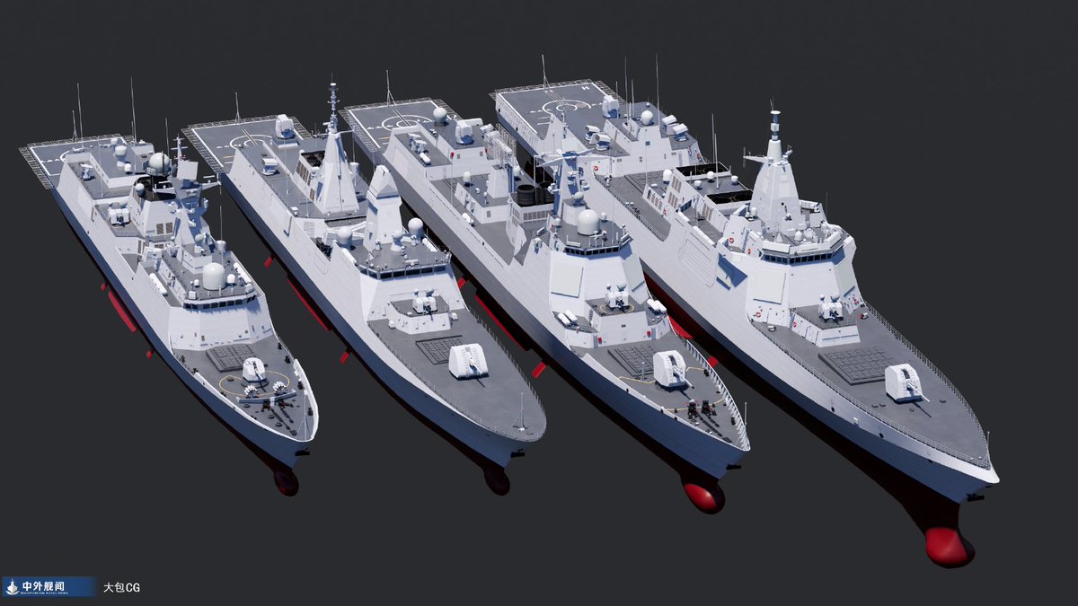 PLAN is manufacturing new batches of type 055 destroyer, type 052D