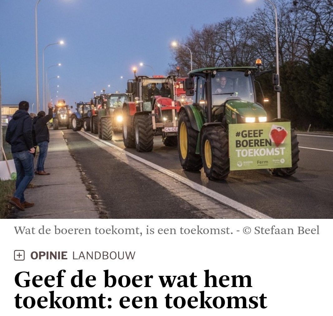 miekeschauv's tweet photo. Absoluut. Boeren en milieuactivisten tegen elkaar uitspelen brengt een gezond landbouwmodel geen stap dichterbij. Het speelt in de kaart v grote tenoren i/d sector die alles bij het oude willen laten voor eigen gewin. @Boerenforum_be
@JoeriThijs #climaxi
https://t.co/DczJhD0Xbm https://t.co/bBNpJ8DWv2