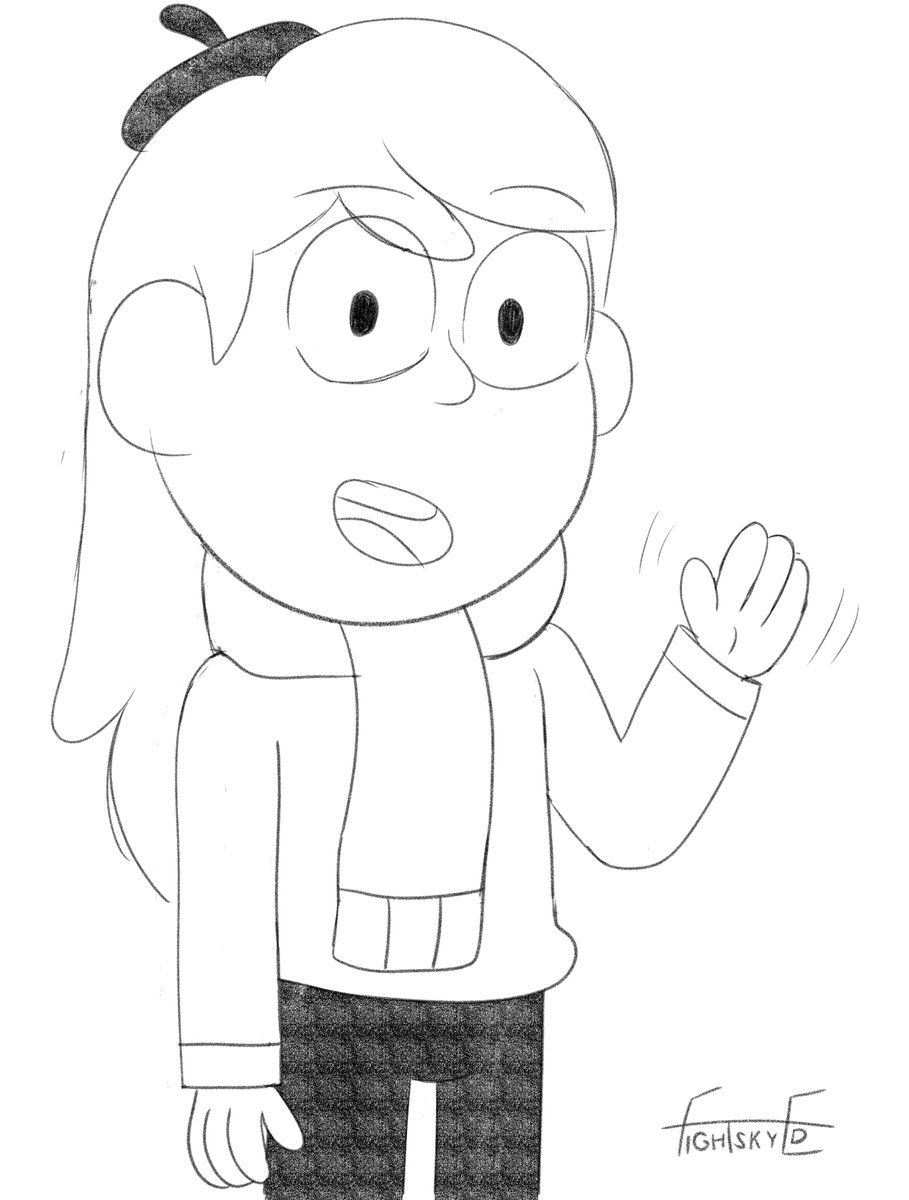 Since the show is over now I'll still going to continue drawing more Hilda. I haven't not seen the finale yet so but someday.

#HildaTheSeries #HildaFanArt #Hilda