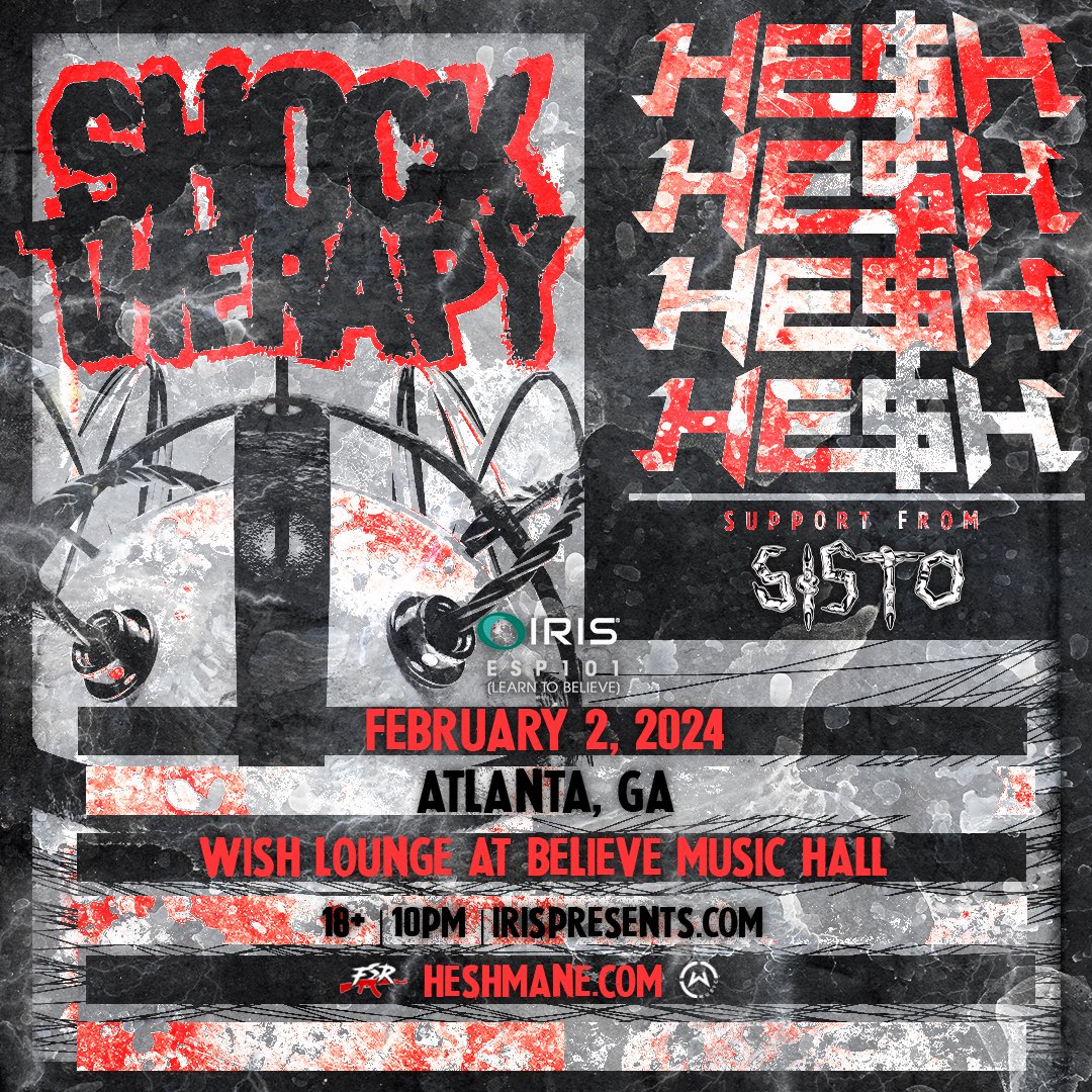 ❗️❗️HE$H is bringing his “SHOCK THEREPY” tour to Believe Music Hall❗️❗️

seetickets.us/irispresentshe…

See y’all in the wish lounge 😈