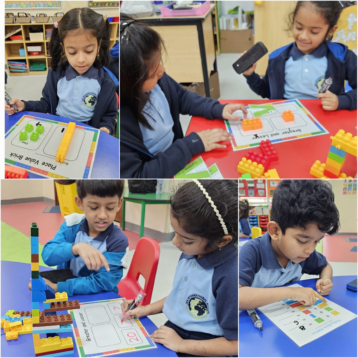 JssSchool's tweet photo. KG2K enjoyed Lego Day, making cool creations and learning math as they count, play with shapes, and build together. Fun meets learning in colorful blocks!
#JSSIS #Kindergarten #EYFS #EarlyYears #curriculum #IndianCurriculum #ICSE #SchoolsInDubai #JVC #Dubai #UAE #khda https://t.co/4V7U64zEIP
