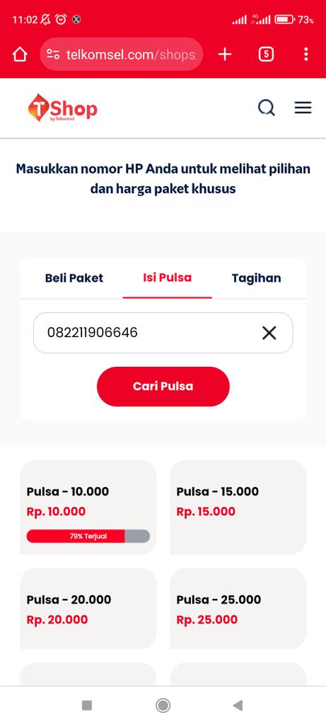 rizieq77166331's tweet photo. @Telkomsel Beli disini .. saldo dana sudah terpotong tapi pulsa nya belum masuk https://t.co/XtguTkoor2