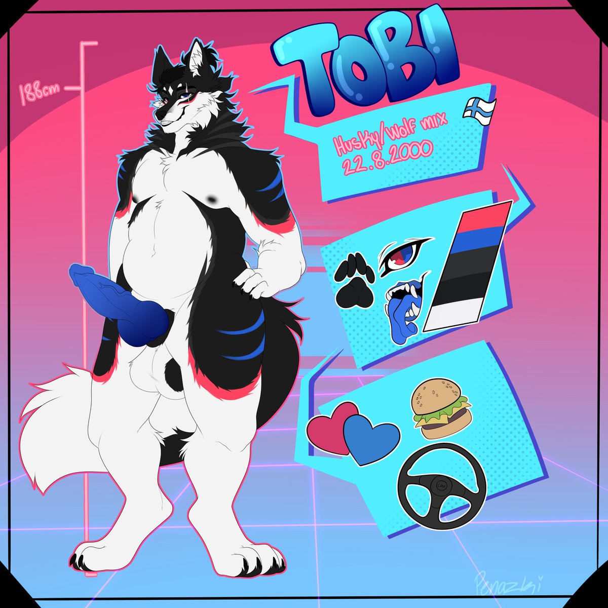 REFSHEET TIIIME! 

Finally got a refsheet for my boyo!
Suuuuper happy with it!~ 💙❤️

🎨🖌️ <a href="/Penasski/">Booba fanatic</a>
