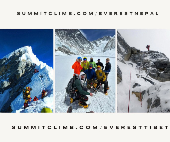 SummitClimbInc's tweet image. Join the Adventure of a Lifetime! Everest Awaits!

85% Summit Success Rate in 2023, 2022, and 2021!

Save the Date: 8 April to 6 June 2024 (Everest Nepal) Or Dates: 7 April to 5 June 2024 (Everest Tibet)

Hurry, reserve your spot now!

#EverestAdventure #ClimbToTheTop