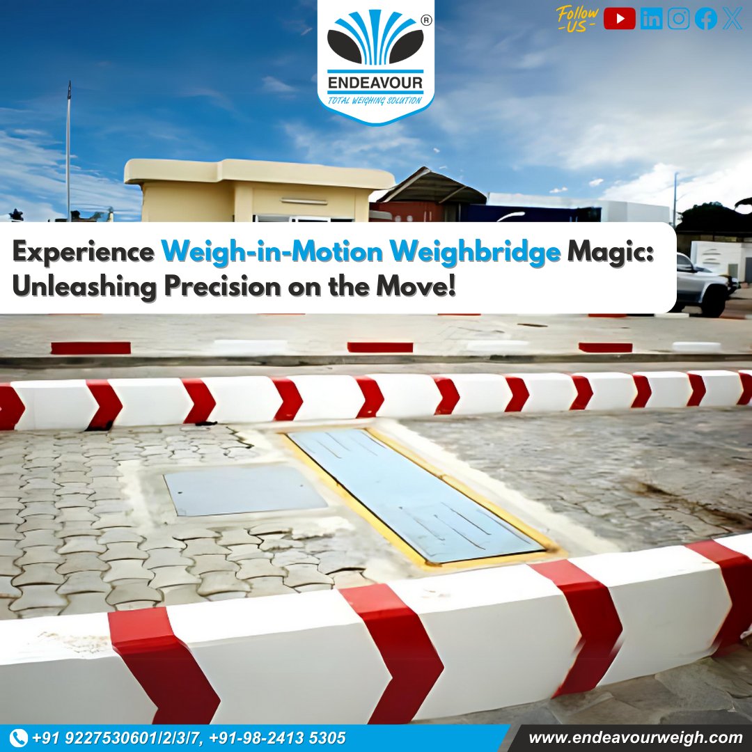 endeavourweigh's tweet photo. Experience Weigh-in-Motion Weighbridge Magic: Unleashing Precision on the Move!
Innovate. Weigh. Move. #WeighinMotion #Weighbridge #WeighbridgeSolutions #PrecisionWeighing #SmartWeighing
#Endeavour #EndeavourWeigh #EndeavourInstruments #WeighWithEndeavour #ElevateWithEndeavour https://t.co/RnD8UCu3Rz