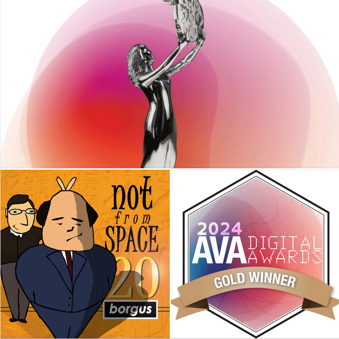 "Not  From Space 20th Anniversary Edition" just received the AVA Digital Award from the Association of Marketing and Communication Professionals (AMCP), one of the oldest, largest, and most respected evaluators of creative work in the marketing and communication industry.
