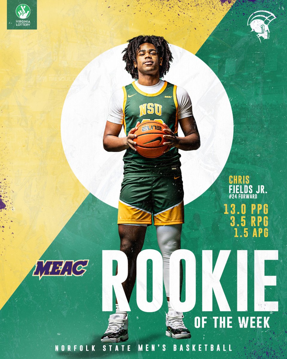 Another Rookie of the Week recognition for Chris Fields Jr.! #GoldStandard🔰