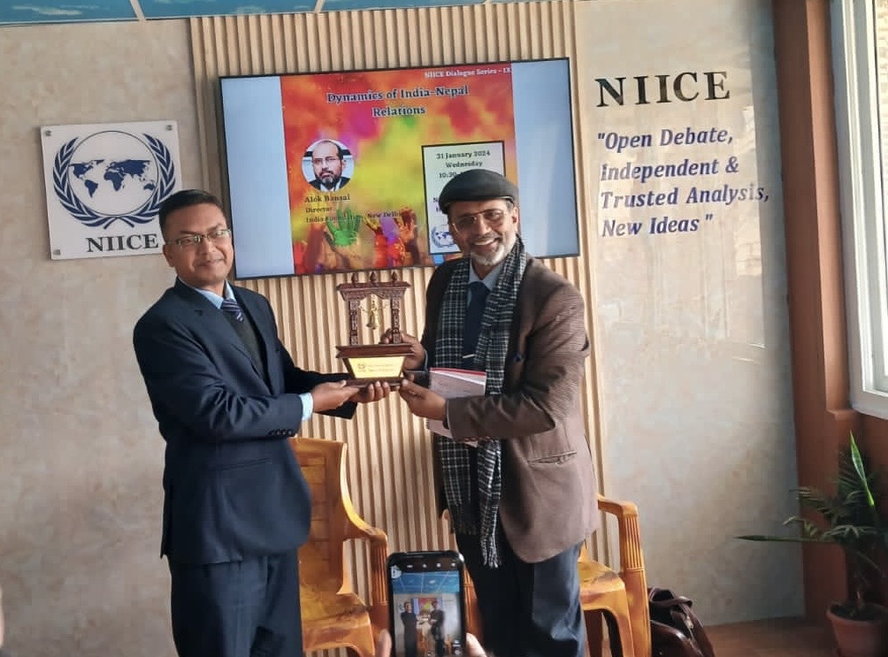 contactniice's tweet photo. #NIICEEvents Dynamics of #India #Nepal Relations by Alok Bansal (@Alok795), Director, India Foundation (@indfoundation). https://t.co/by88xjKQYX