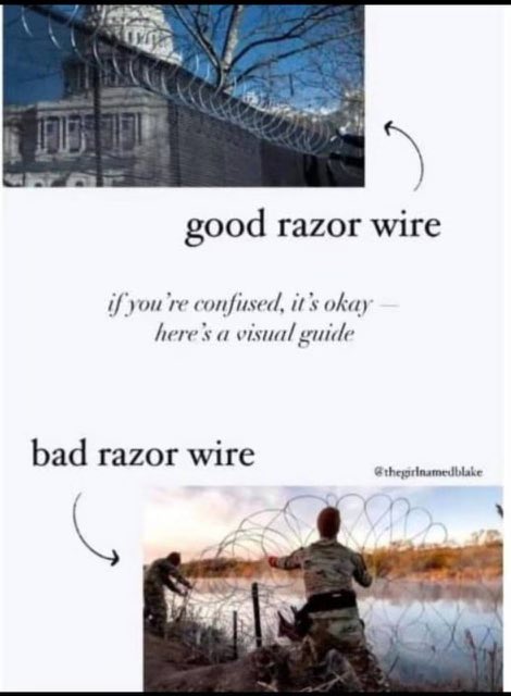 LawJustice323's tweet image. #razorwire #facts