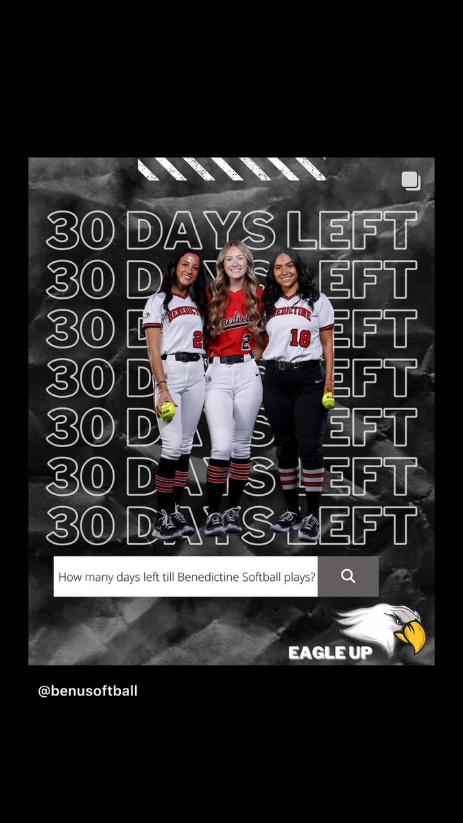PSA‼️ 30 days till our first game🦅 Here’s to our seniors one last time❤️ #oldiesbutgoodies