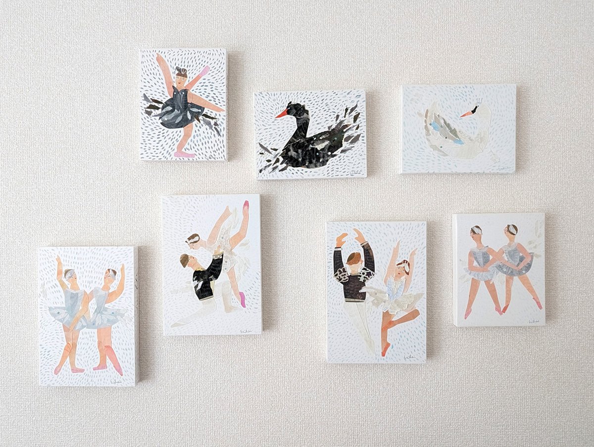 ErioNaka's tweet photo. 白鳥の湖原画販売中です。

https://t.co/01PVi2xhLY
#swanlake
#白鳥の湖
#collage 
#原画 https://t.co/924jy9PCD0