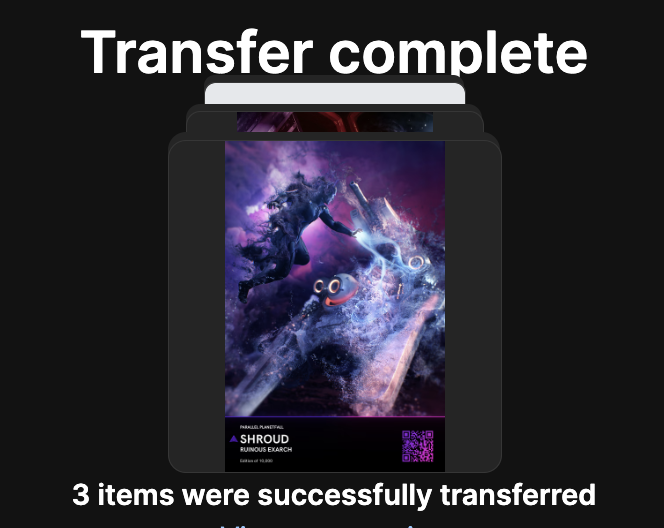 rikkuGG's tweet photo. My turn to #PLANETFALLitFORWARD ... I see @wasifmoramen consistently streaming @ParallelTCG on twitch and found we both share an appreciation for GWENT. Heard you haven't collected planetfall cards yet so hope these few will start your new dawnies crew off!
Thx again @BentCresp https://t.co/qnfK8F1gol