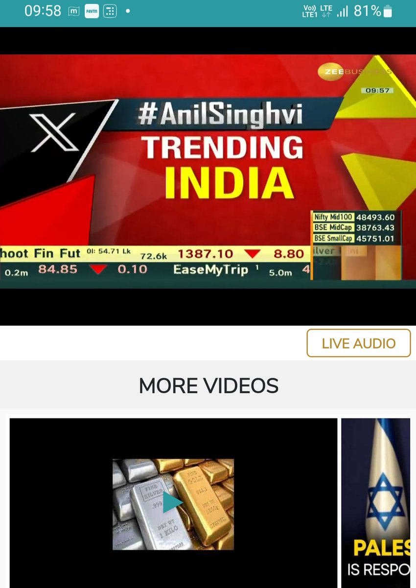 St⭕️x_©️hef (@navy_0099) on Twitter photo #AnilSinghvi
<a href="/ZeeBusiness/">Zee Business</a>
<a href="/AnilSinghvi_/">CA Anil Singhvi Zee Business</a>
<a href="/deepdbhandari/">Deepanshu Bhandari</a>
Watching Budget using Zee Business Application on phone 😃 #AnilSinghvi
<a href="/ZeeBusiness/">Zee Business</a>
<a href="/AnilSinghvi_/">CA Anil Singhvi Zee Business</a>
<a href="/deepdbhandari/">Deepanshu Bhandari</a>
Watching Budget using Zee Business Application on phone 😃