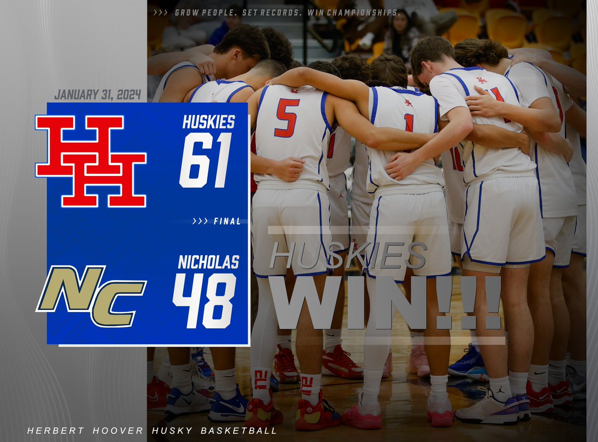 HH_Hoops's tweet image. HUSKIES WIN!  🔴🔵🏀

@ Nicholas County 

#TheRiver #GoHuskies