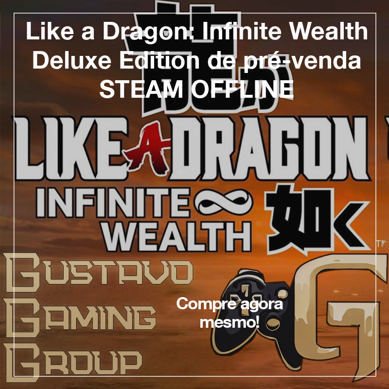 GGG_Store_BR's tweet photo. O lançamento Like a Dragon: Infinite Wealth Deluxe Edition de pré-venda já está disponível por APENAS R$ 39,99! Vai perder? Melhor nããão, hein?! Compre agora mesmo e aproveite esse jogaço!

Acesse: https://t.co/QBbXEFuuCV

Link do game: https://t.co/s8tbp0YPdK https://t.co/kpw6JIAoGP